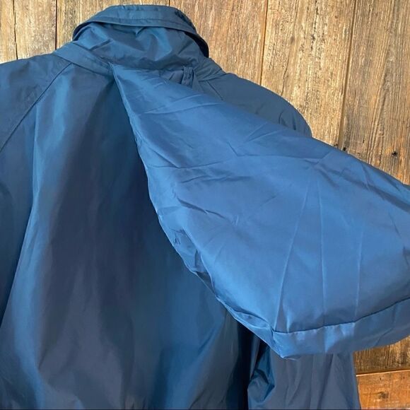 Woolrich Men’s XL Blue Nylon Utility Pockets Nylon Windbreaker - Picture 7 of 11